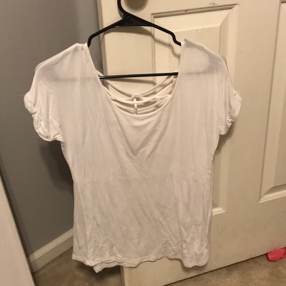 White top (cut out on back)